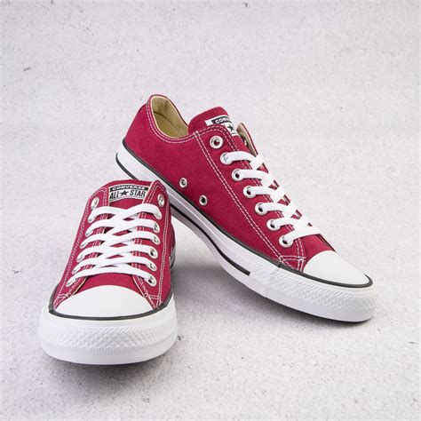 burgundy color converse